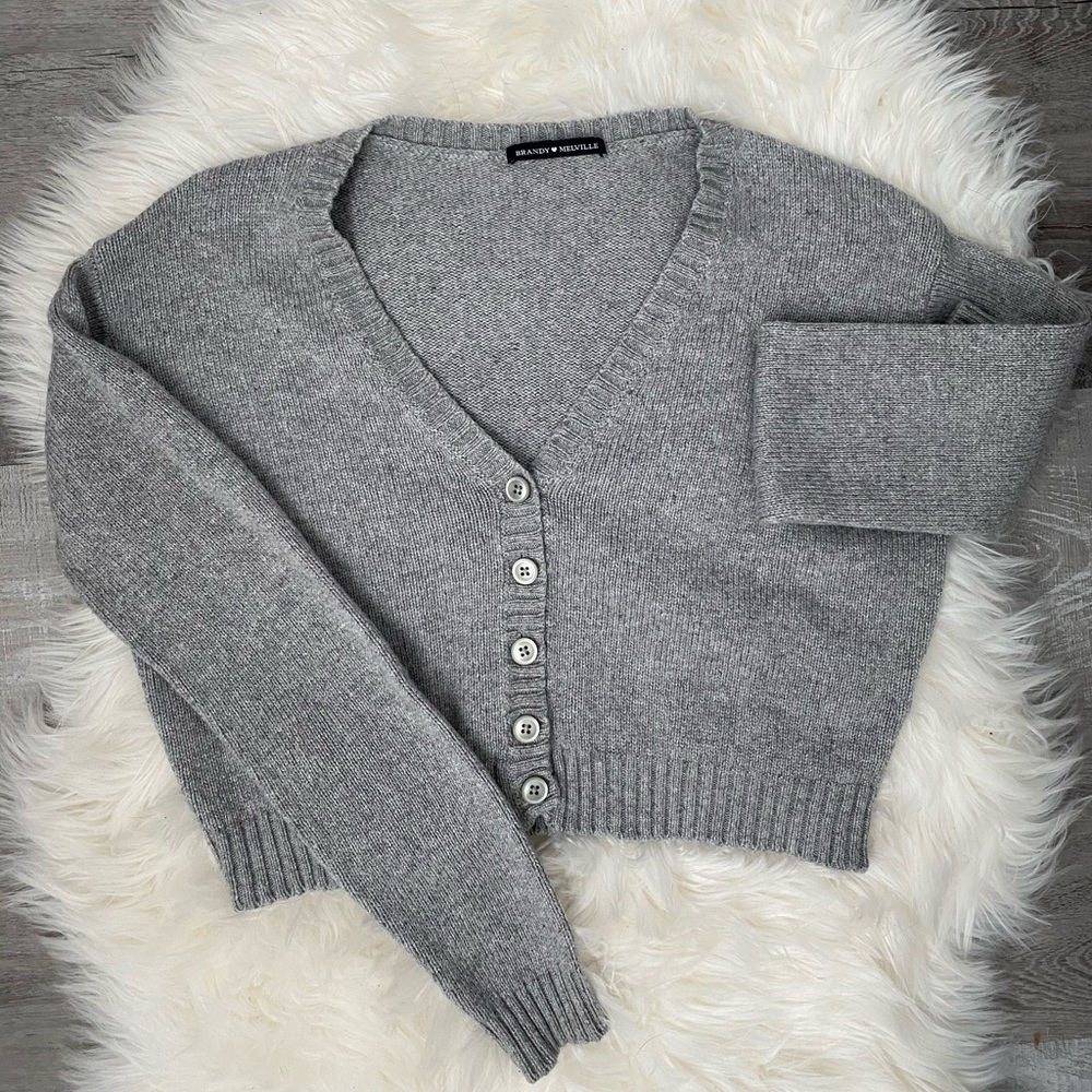 Brandy Melville Grey Billie Sweater